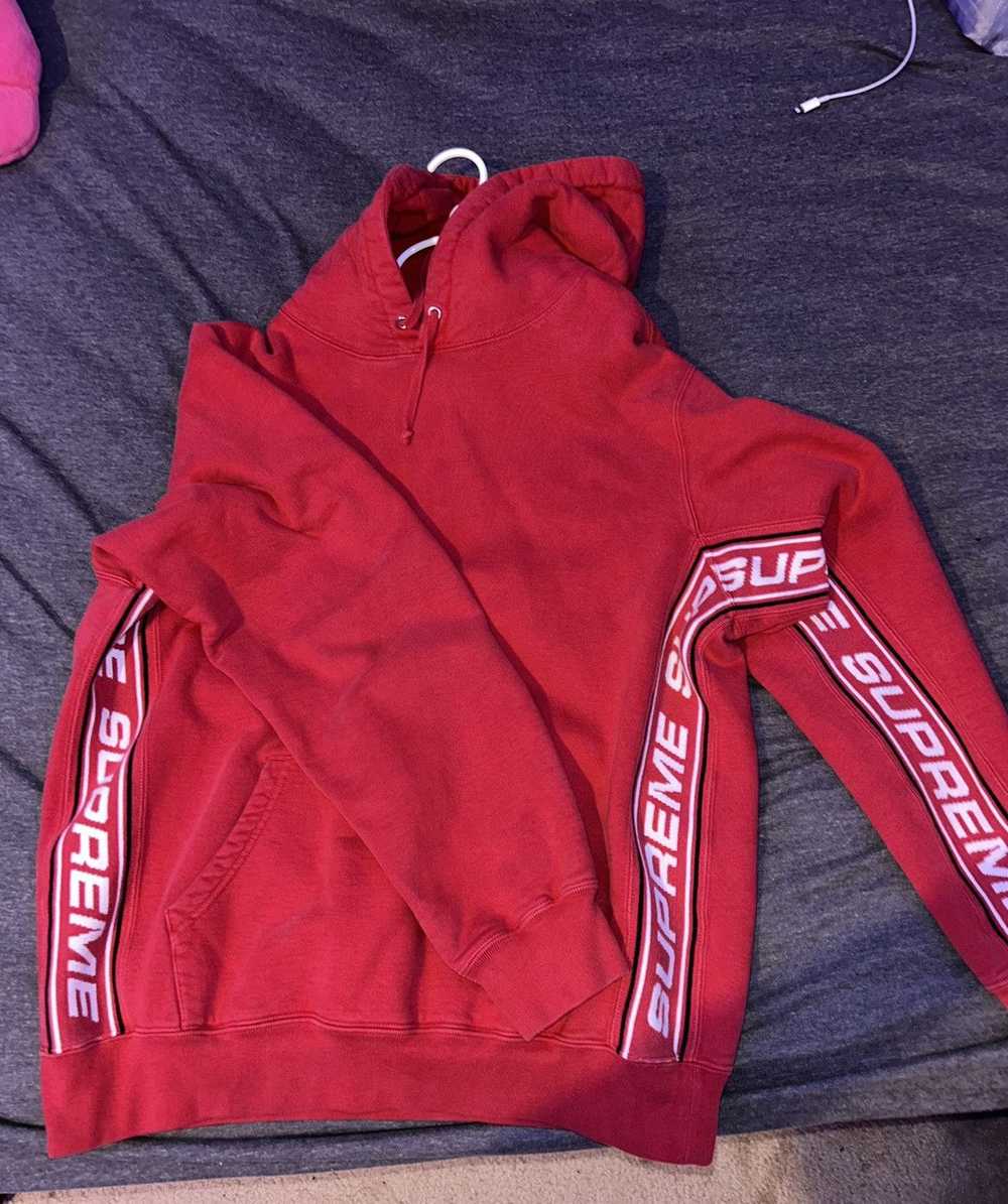 Supreme Supreme ribbed text hoodie - image 5