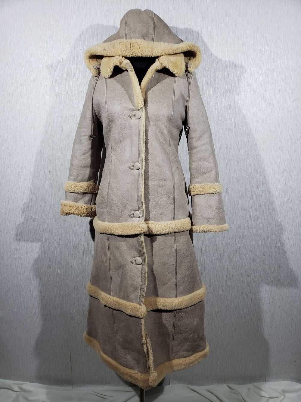 Leather Jacket × Sheepskin Coat Women's sheepskin… - image 1