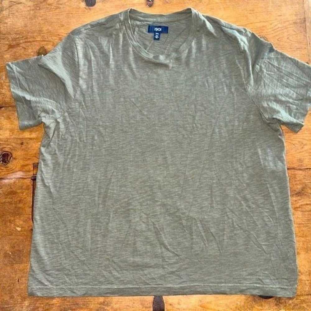 1901 Mens army green 2XL shirt - image 2