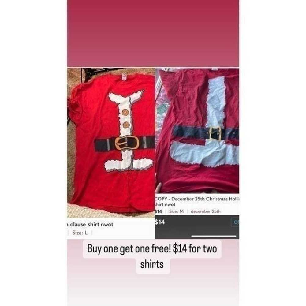 MEGA FLASH SALE 2 for 1 Santa Claus belt shirts B… - image 1
