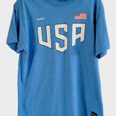 Mitre Official Soccer Jersey Shirt Medium Baby Bl… - image 1