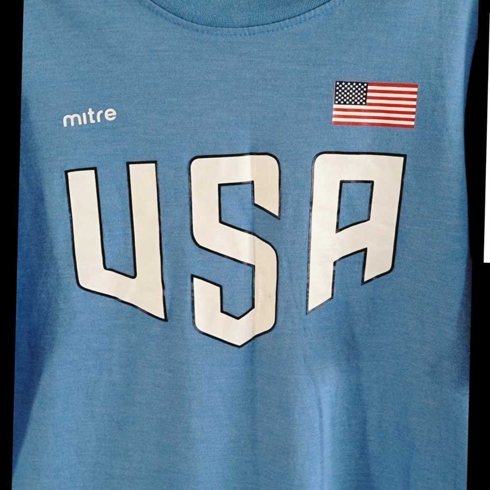 Mitre Official Soccer Jersey Shirt Medium Baby Bl… - image 3