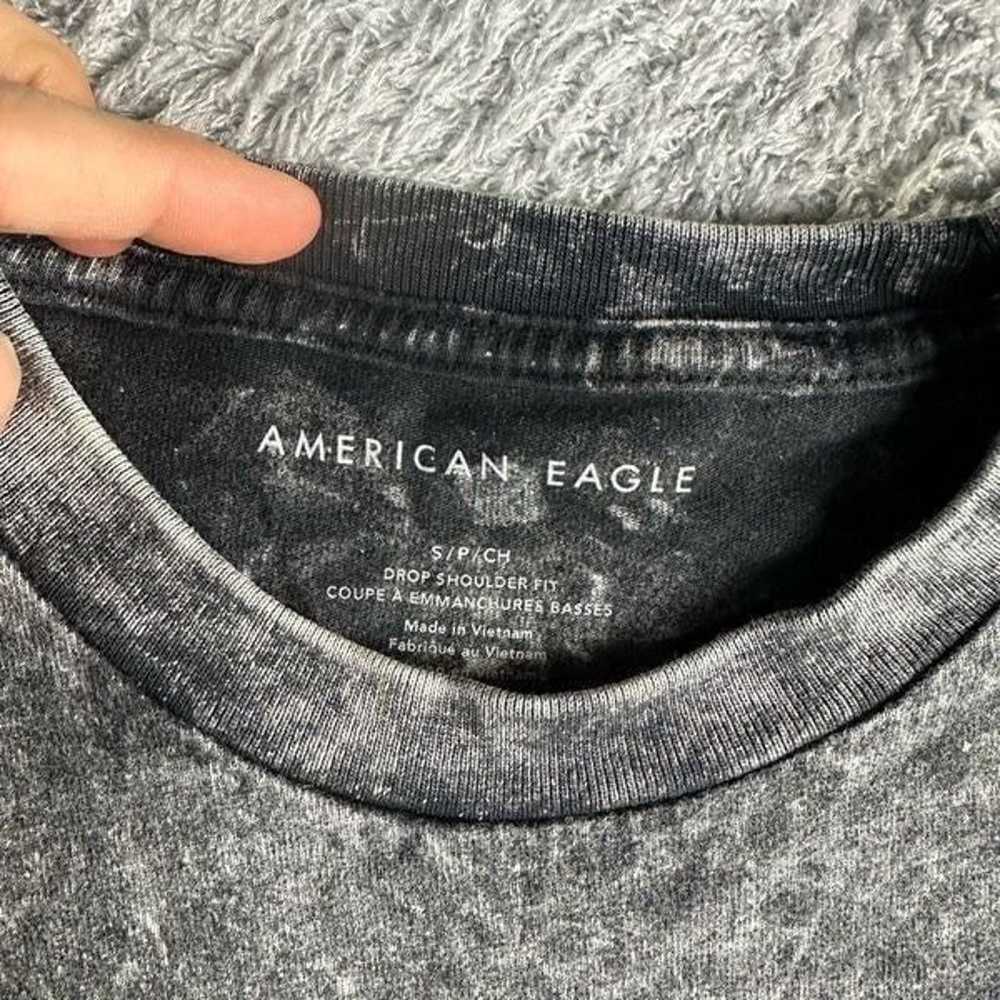 American Eagle Men's Vintage Tee Shirt S Black Bl… - image 8