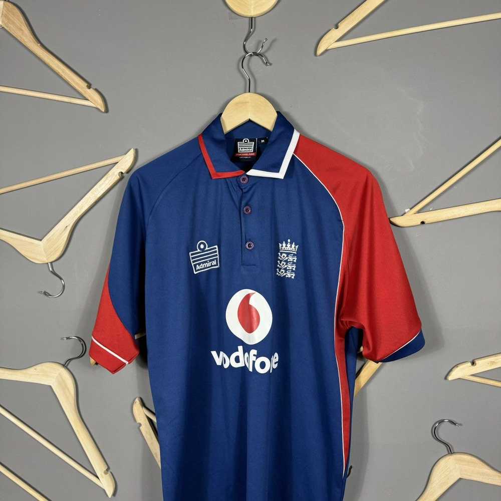 Jersey × Vintage Admiral England Cricket Vodafone… - image 4
