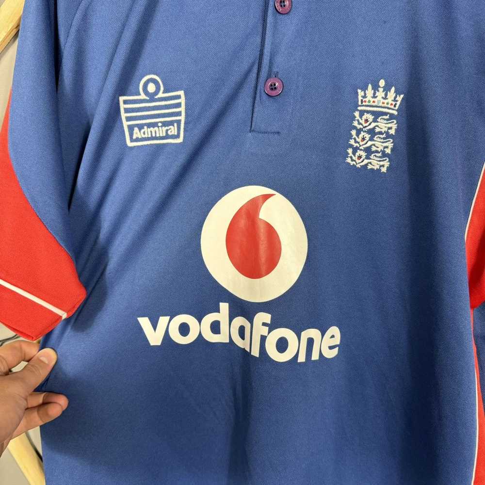 Jersey × Vintage Admiral England Cricket Vodafone… - image 5