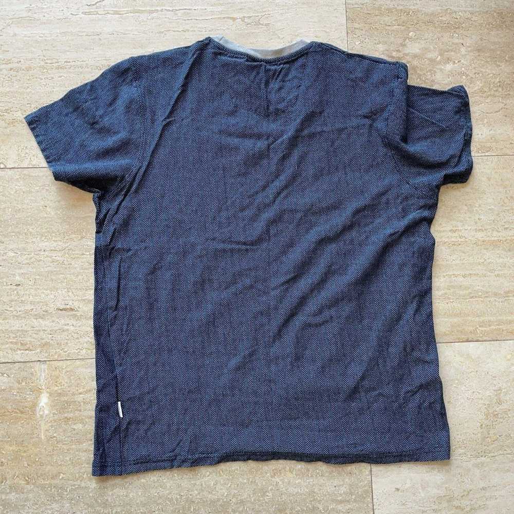 London Peter Werth Blue Short Sleeve Shirt Stretc… - image 5