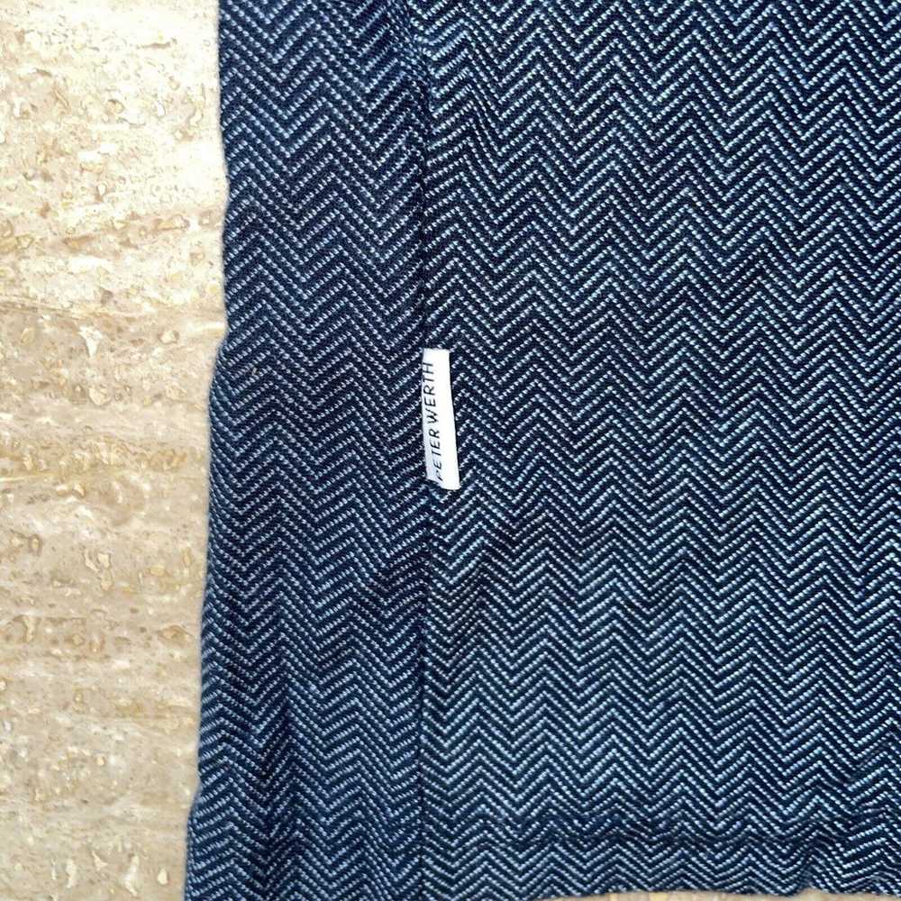 London Peter Werth Blue Short Sleeve Shirt Stretc… - image 6