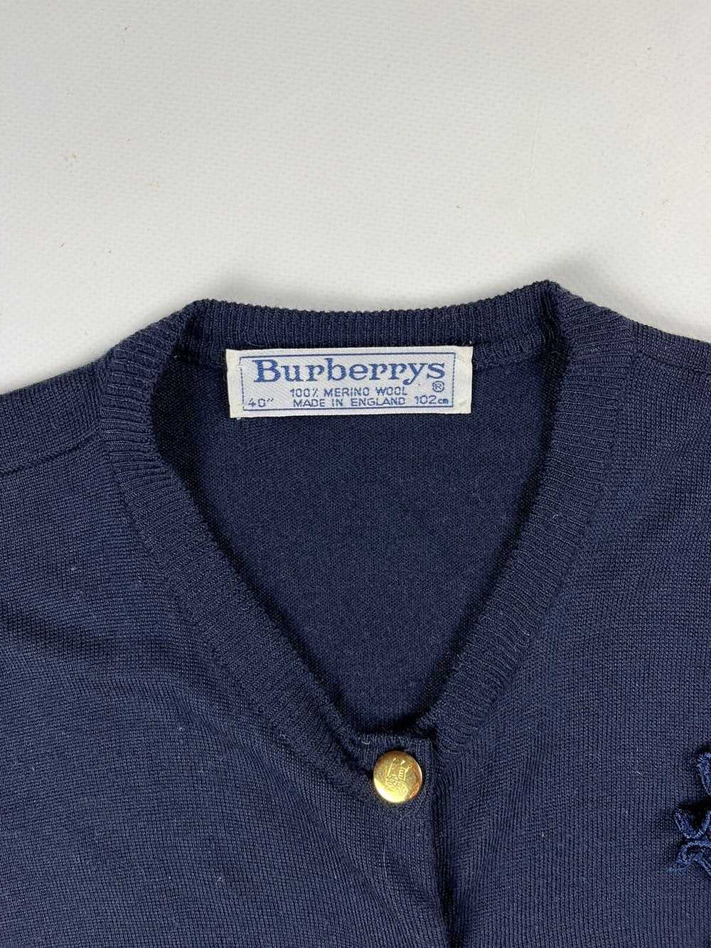 Burberry × Luxury × Vintage Burberrys 100% merino… - image 4