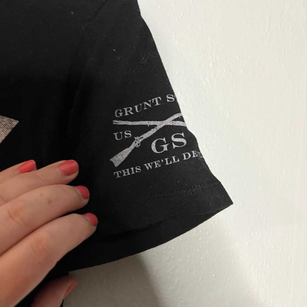Grunt Style Shirt Breast Cancer Awareness Black F… - image 3