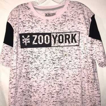 Men’s Zoo York Tee Shirt size XL pink and black - image 1