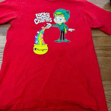 Vintage Lucky charms champion t shirt