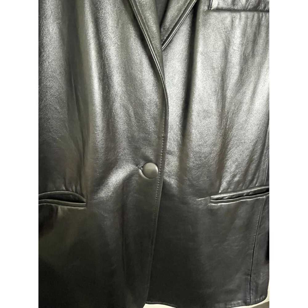 Sandro Fall Winter 2019 leather blazer - image 4