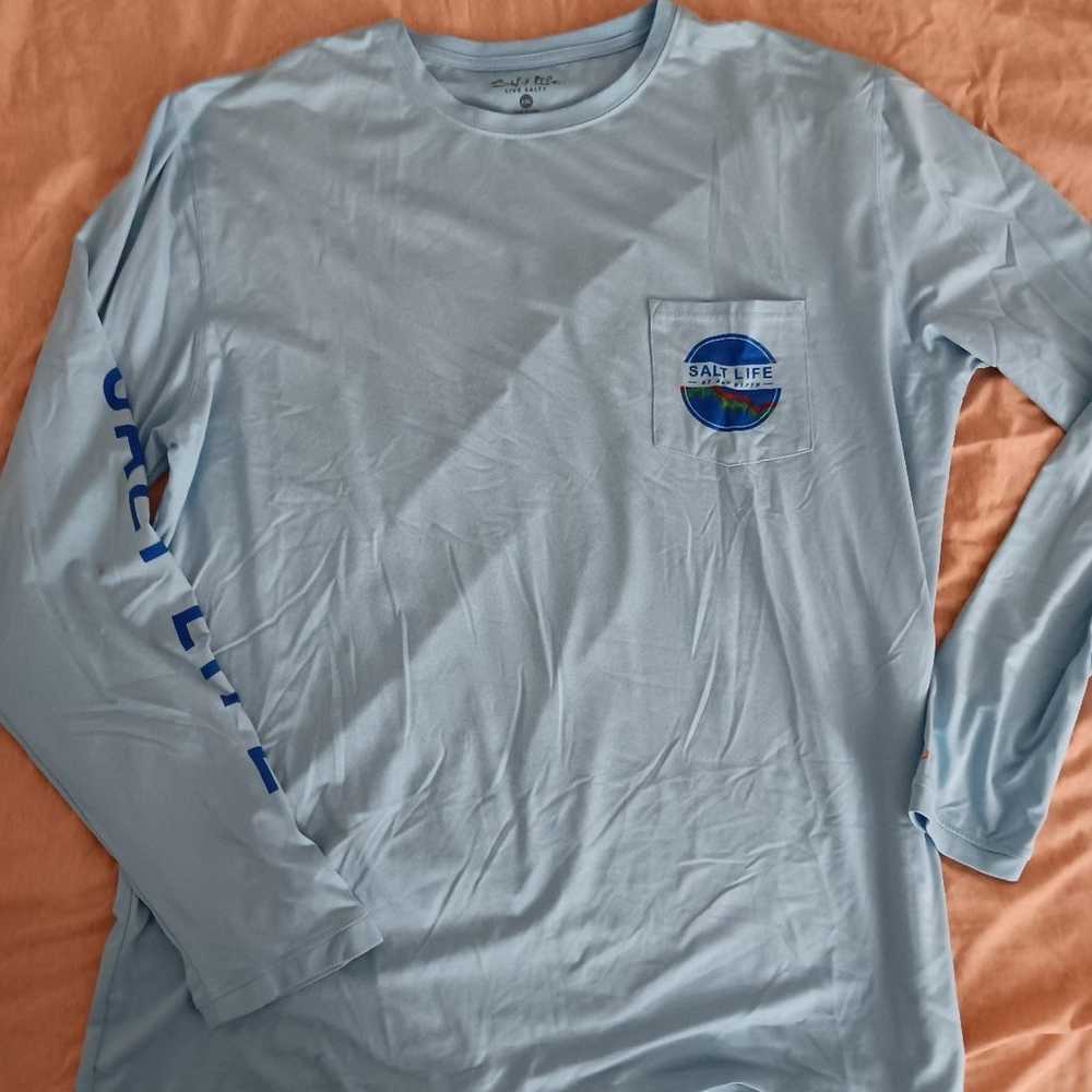 The Salt Life Shirt Longsleeves Fishing Surfing g… - image 1