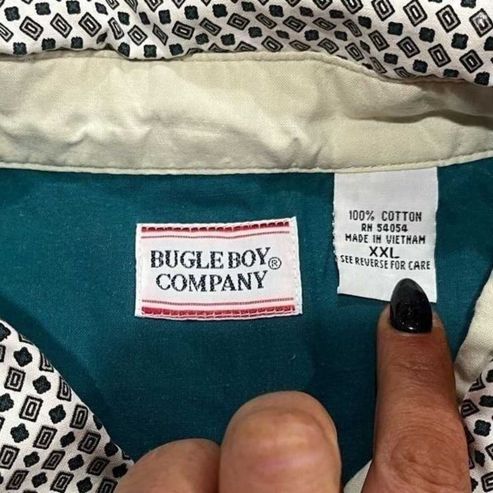 Bugle Boy Company Shirt Button Down Short Sleeve … - image 3