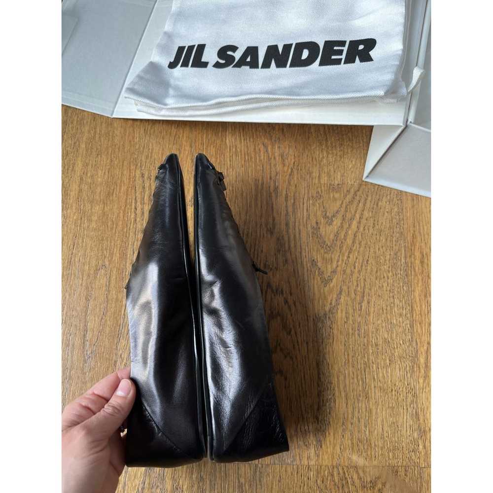 Jil Sander Leather ballet flats - image 2