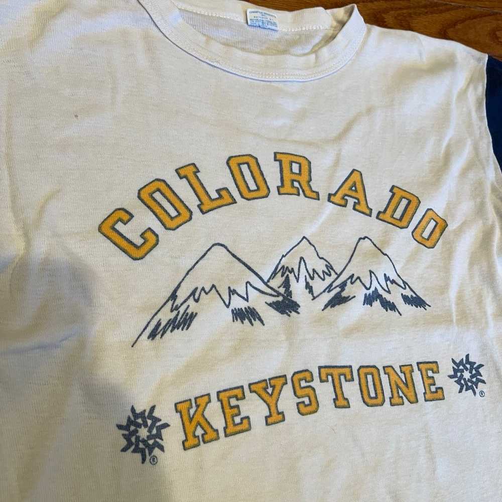 1980s Vintage champion Keystone Colorado shirt ra… - image 2