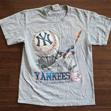 Vintage 1996 New York Yankees Nutmeg Shirt - image 1