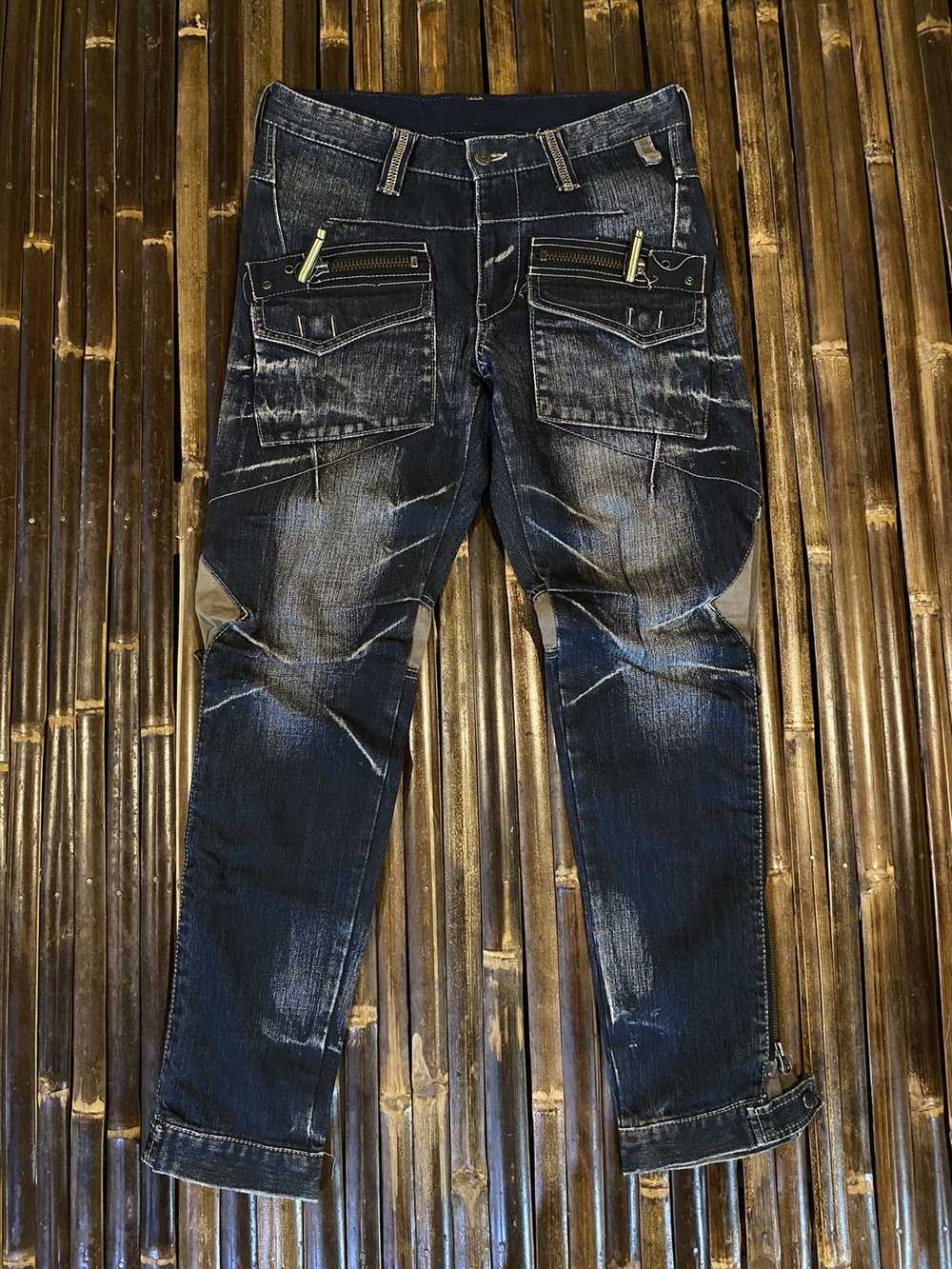 PPFM PPFM Multi Zipper Jeans - image 1