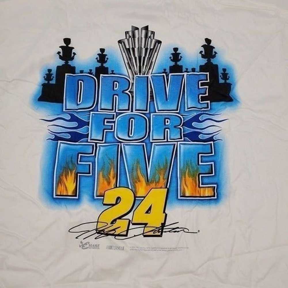 Jeff Gordon T Shirt Chase Authentics Drive For 5 … - image 2