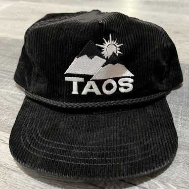 Ski × Vintage VTG Taos New Mexico Black Corduroy … - image 1