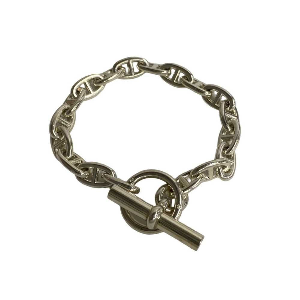 HERMES Chaine d'Ancre PM 18 links Silver 925 Brac… - image 1