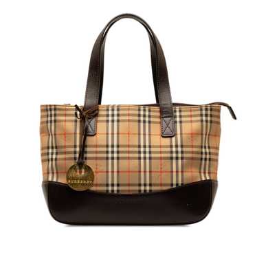 BURBERRY Haymarket Check Handbag - image 1