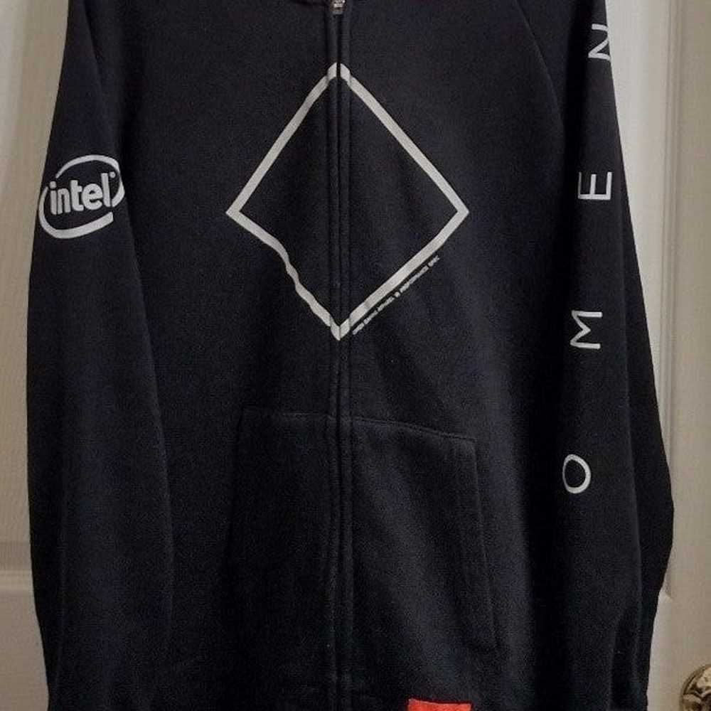 Street Wear Black Hoodie, Cool Gamer Unisex Top XL - image 1