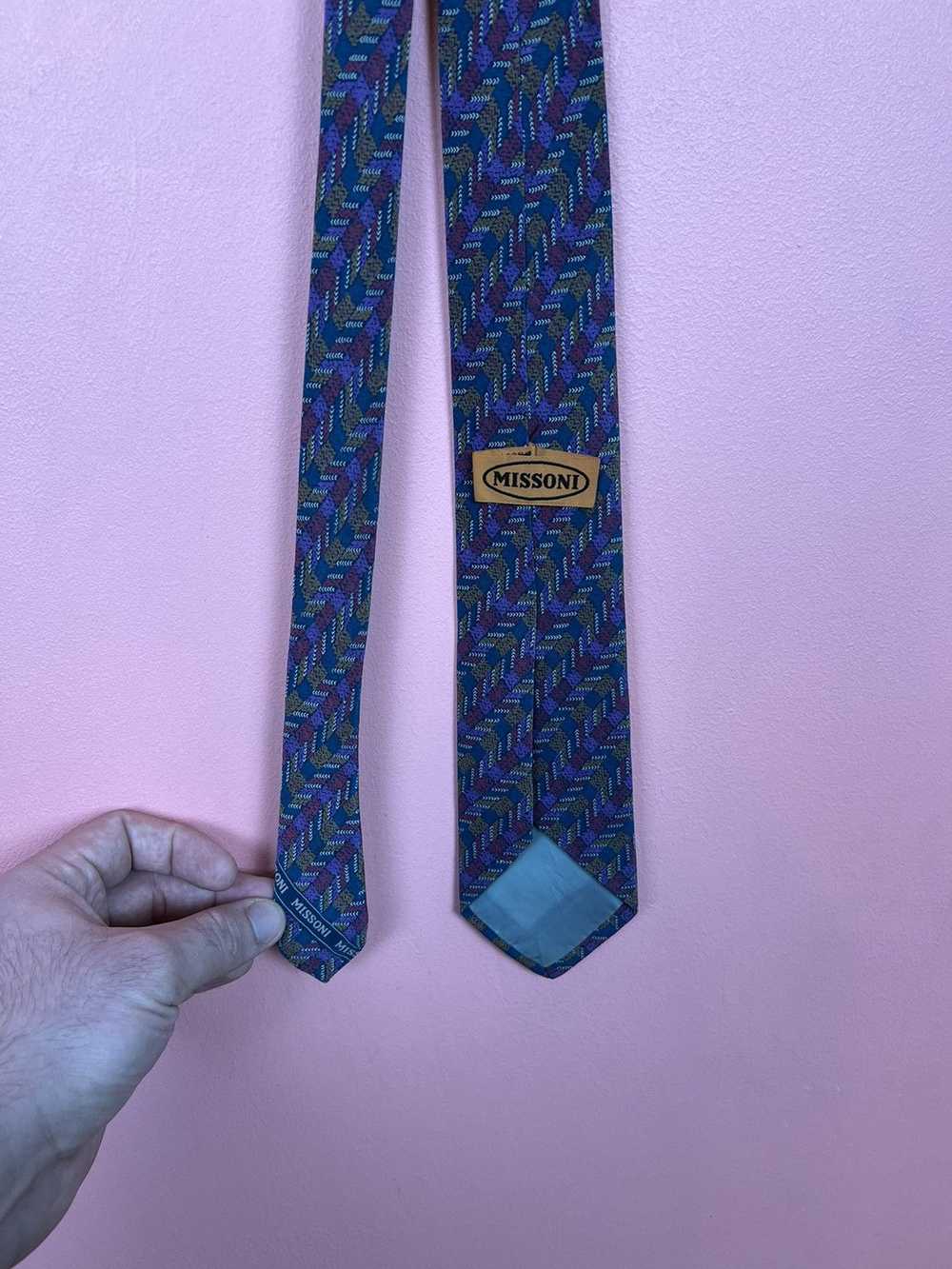 Missoni × Streetwear × Vintage Missoni tie silk i… - image 7