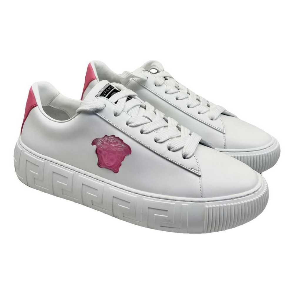 Versace Leather trainers - image 1