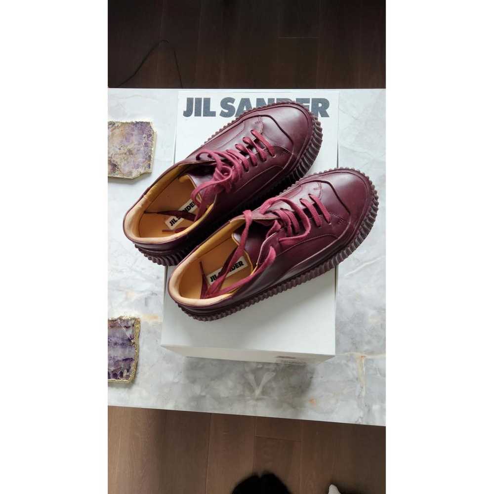 Jil Sander Leather trainers - image 2