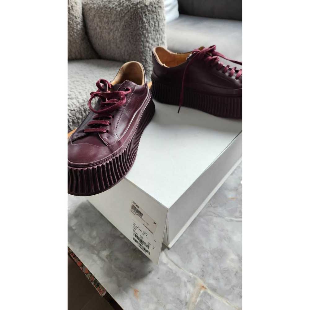 Jil Sander Leather trainers - image 5