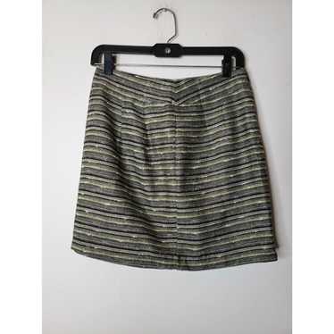Mossimo Mossimo Women's Skirt Size 2 Green Silver… - image 1