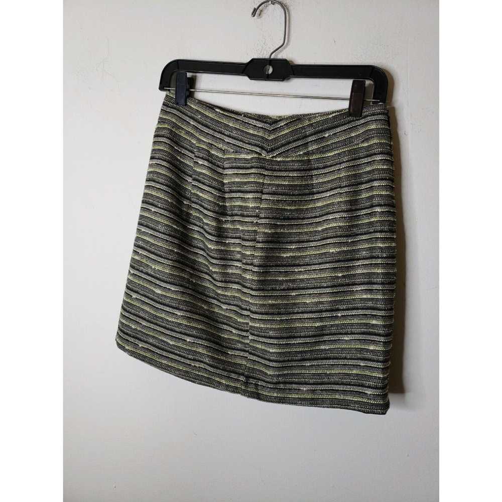 Mossimo Mossimo Women's Skirt Size 2 Green Silver… - image 2