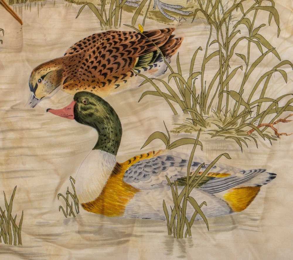 Gucci Ducks and Pheasants Silk Scarf - image 3