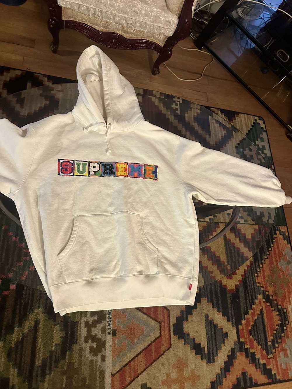 Supreme Supreme beaded hooded sweatshirt - image 2