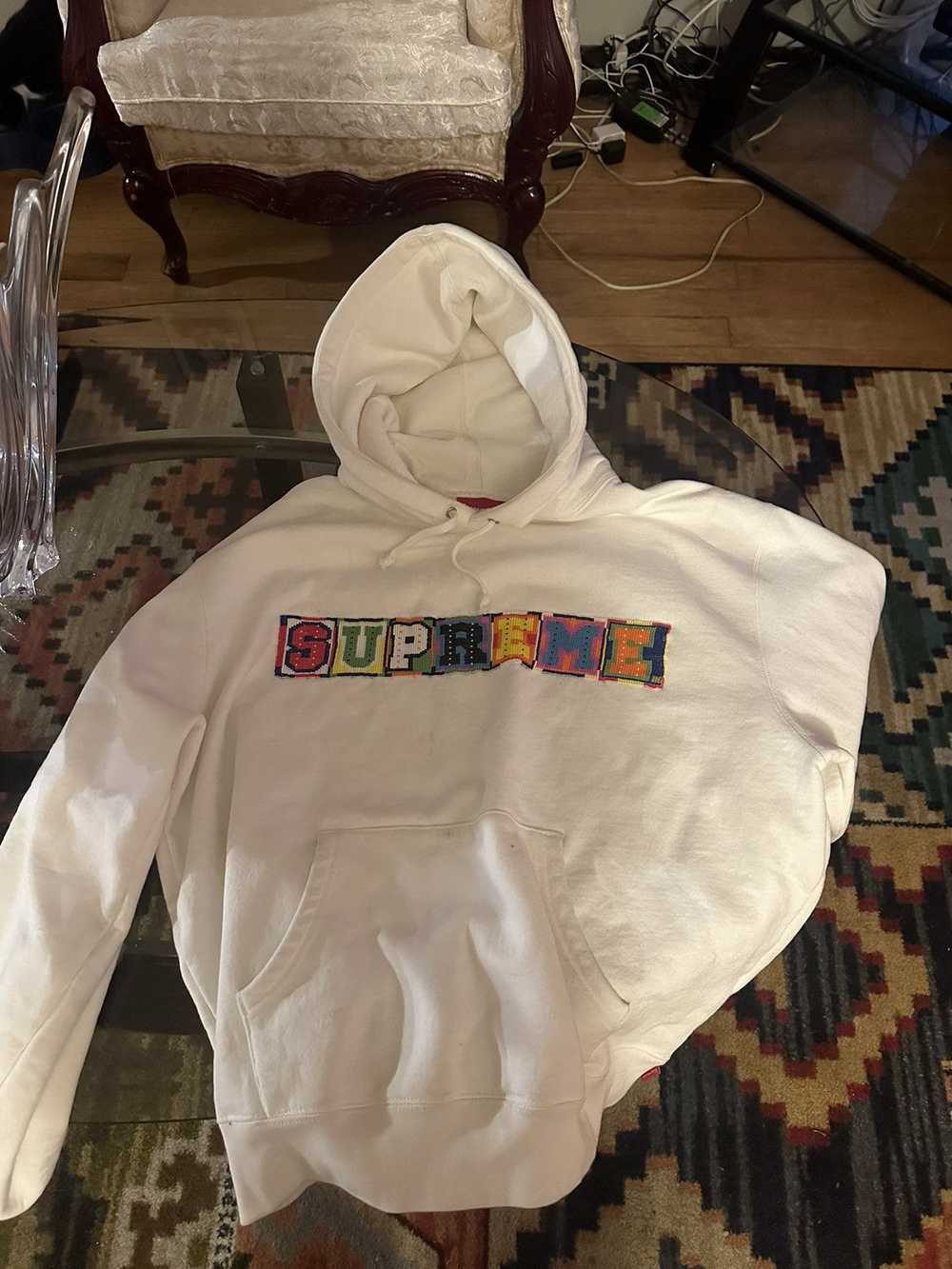 Supreme Supreme beaded hooded sweatshirt - image 3