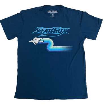 Nintendo Star Fox Super Nintendo Blue Rare Shirt