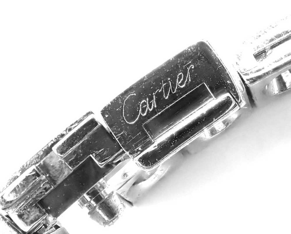 Rare! Authentic Cartier Tectonique 18k White Gold… - image 9