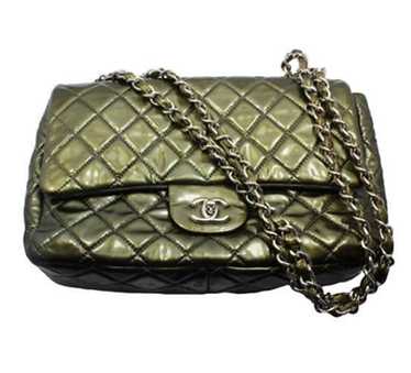 2008 Chanel Classic Jumbo Quilted Patent Leather … - image 1