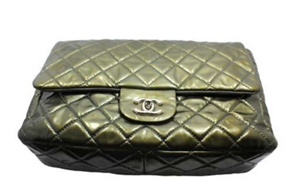2008 Chanel Classic Jumbo Quilted Patent Leather … - image 7