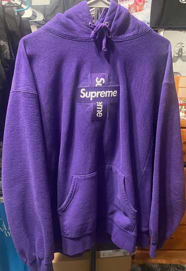 Supreme Supreme cross box logo hoodie