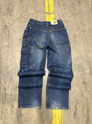 Rare × Streetwear × Vintage Y2K cargo baggy jeans