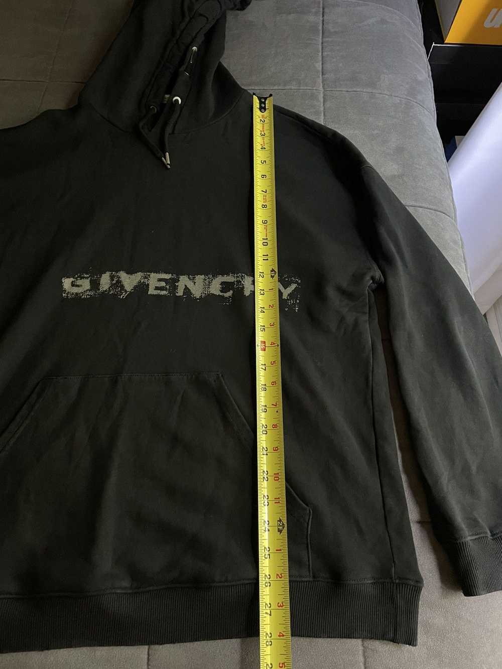 Givenchy Givenchy Distressed Logo Black Hoodie - image 5