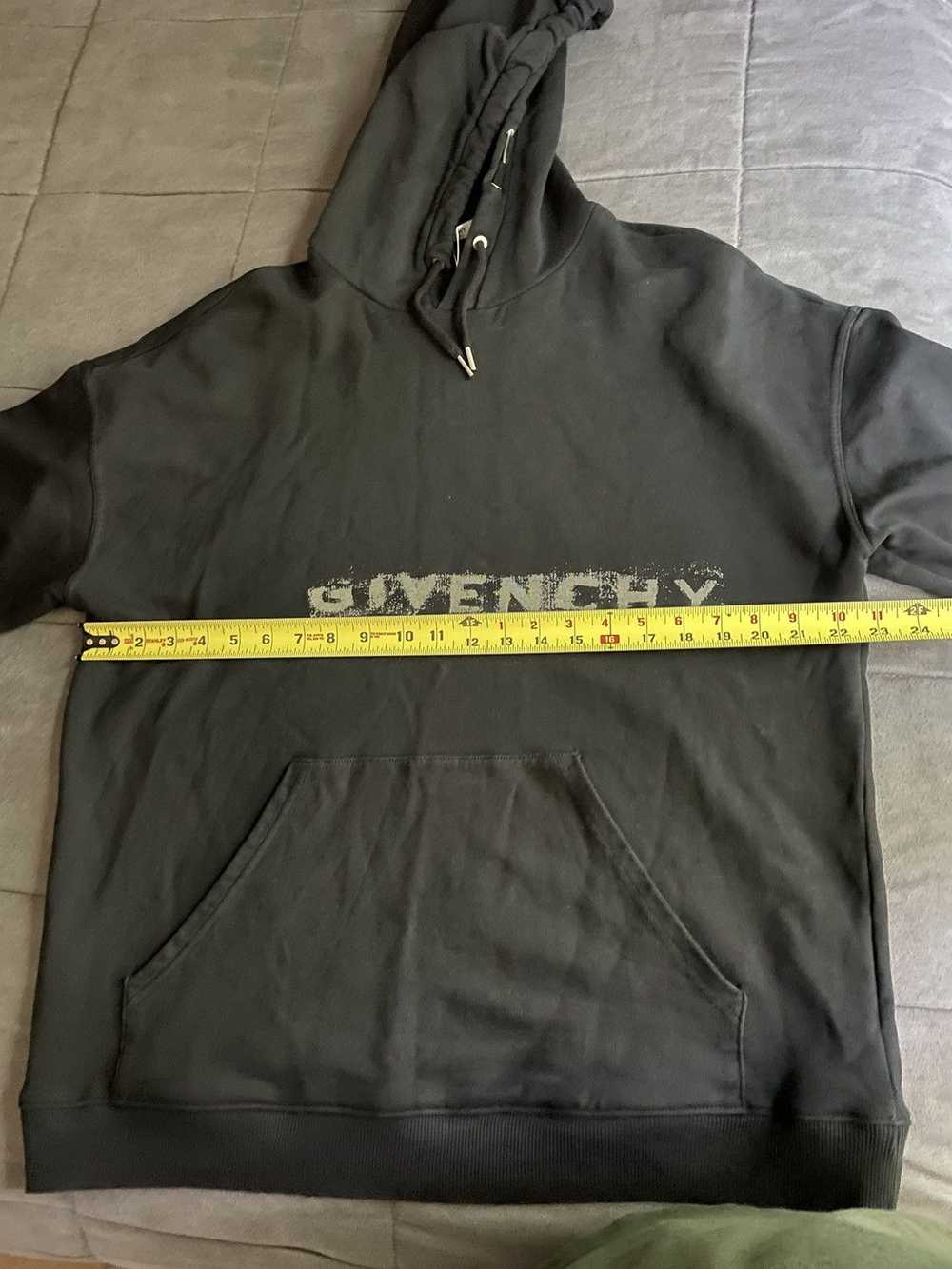 Givenchy Givenchy Distressed Logo Black Hoodie - image 6