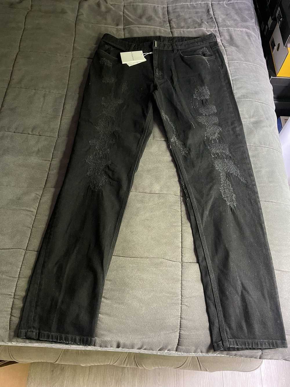 Givenchy Givenchy Distressed 4G Denim Jeans - image 1