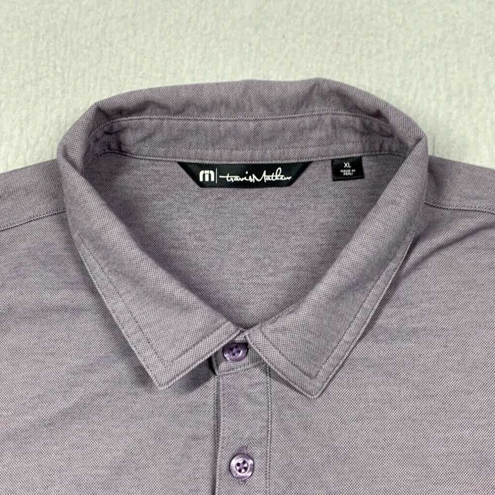 Vintage Travis Mathew Polo Shirt Mens XL Purple S… - image 3