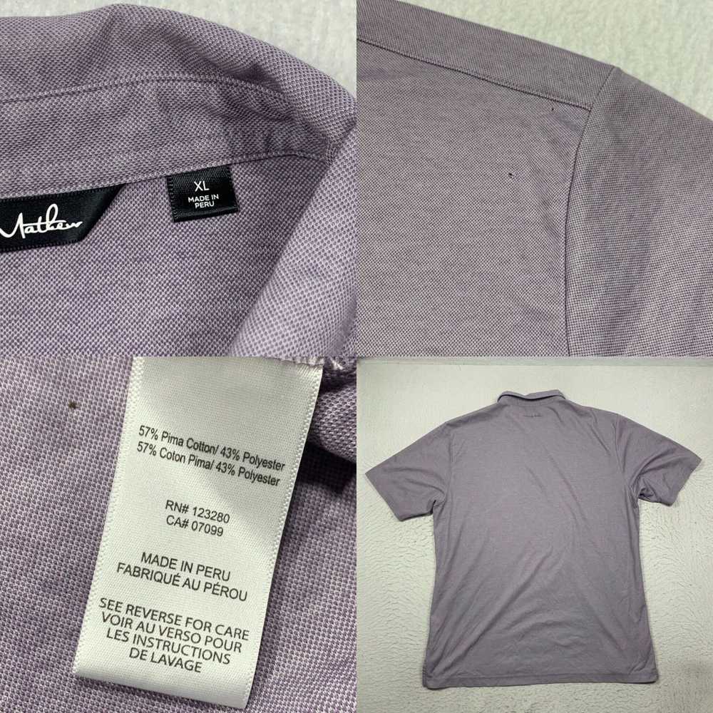 Vintage Travis Mathew Polo Shirt Mens XL Purple S… - image 4