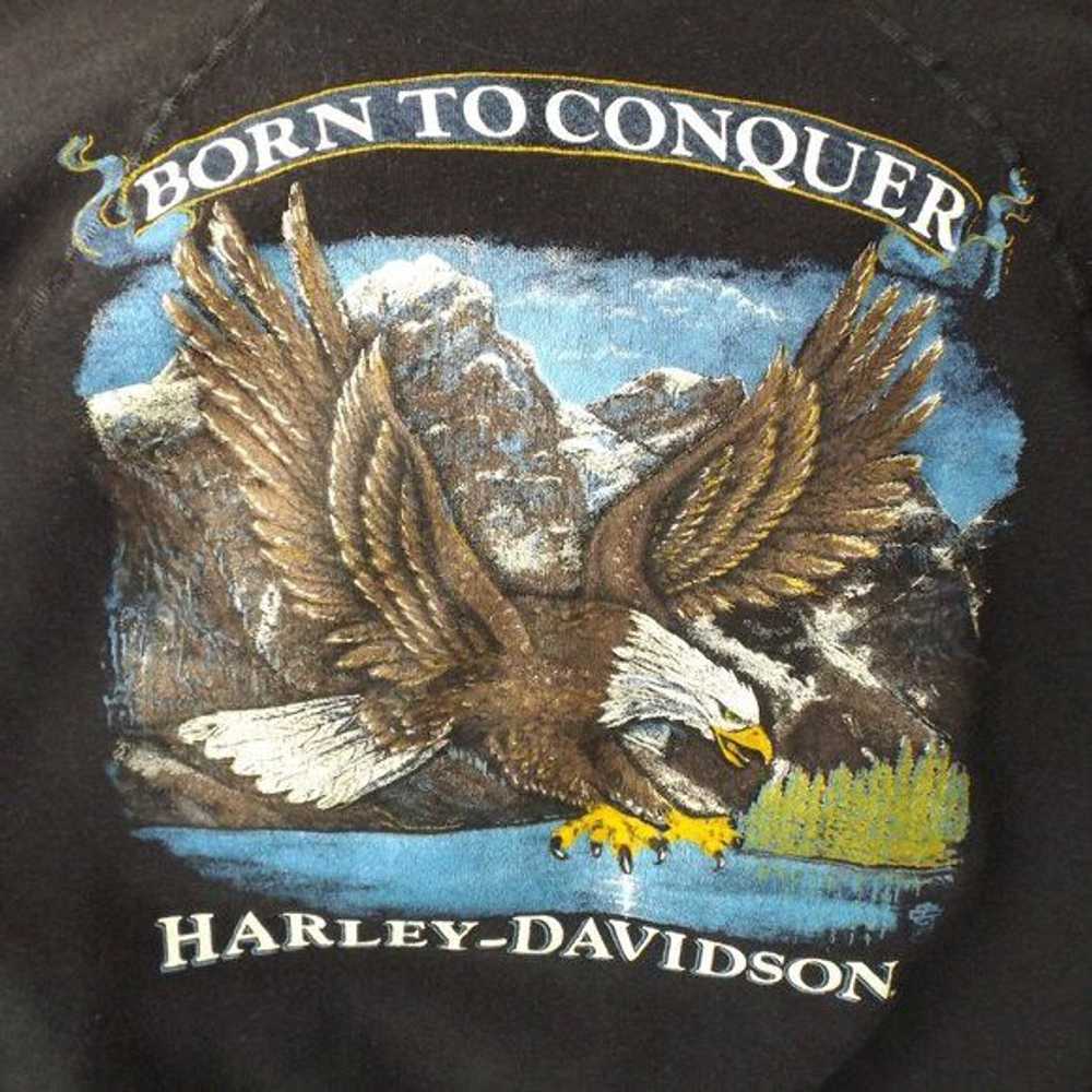 Harley Davidson HARLEY-DAVIDSON Vintage Sweatshir… - image 2