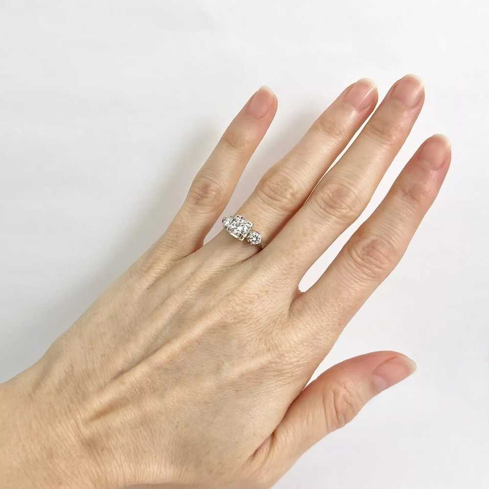 Vintage 1950's 1960's Diamond Engagement Ring 14K… - image 3