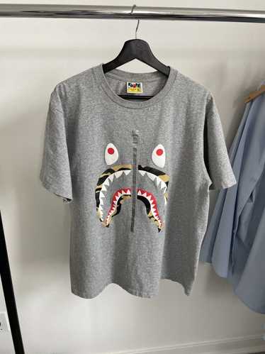 Bape Bape Yellow Camo Shark Shirt